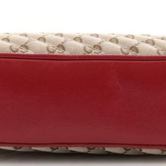 GG Marmont Shoulder Bag Diagonal Quilted GG Canvas Small - Picture 6 of 6